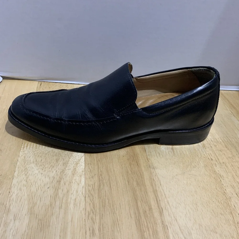 Johnston & Murphy Feldon Venetian Dress Shoes Size 8M Black Shoe Trees